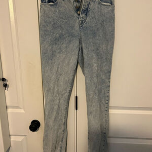 Good American High Rise Light Denim Jeans